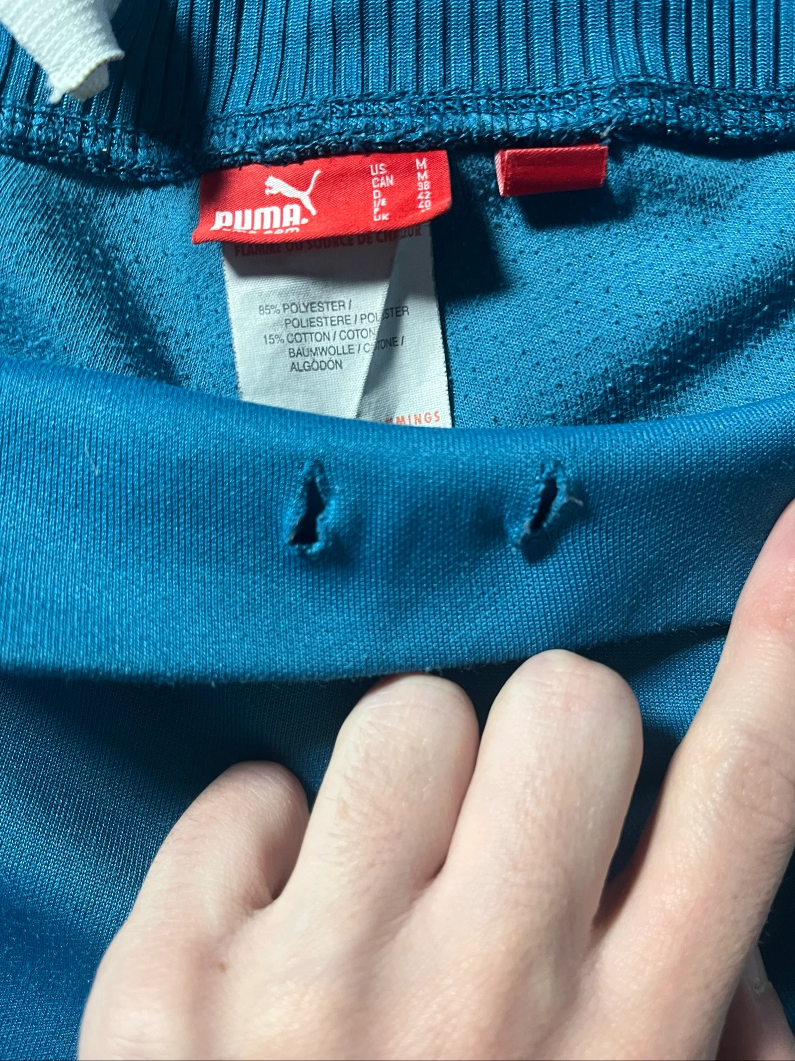 Technical fabric blue jogging - Puma - size M - good condition – photo 4